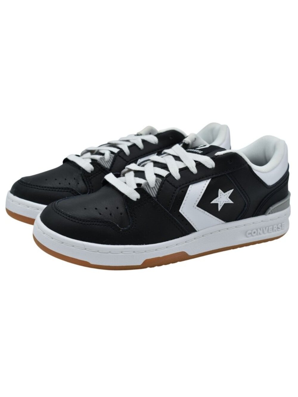 Converse Womens 7.5 Lifestyle 1998 Y2K Black White Grey Skate Shoes Sneakers